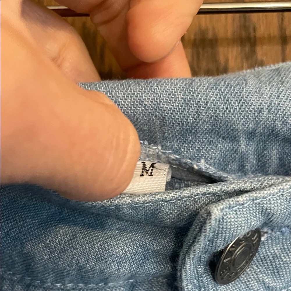 Women's Blue and‎ Pink Patchwork Jeans - Picture 5 of 8